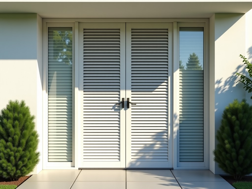 Top Aluminum Louvered Security Doors