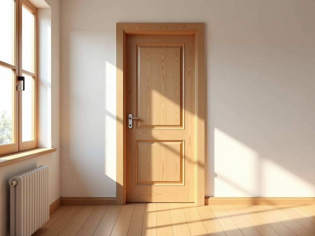 Apartment Mdf Wooden Door Supplier
