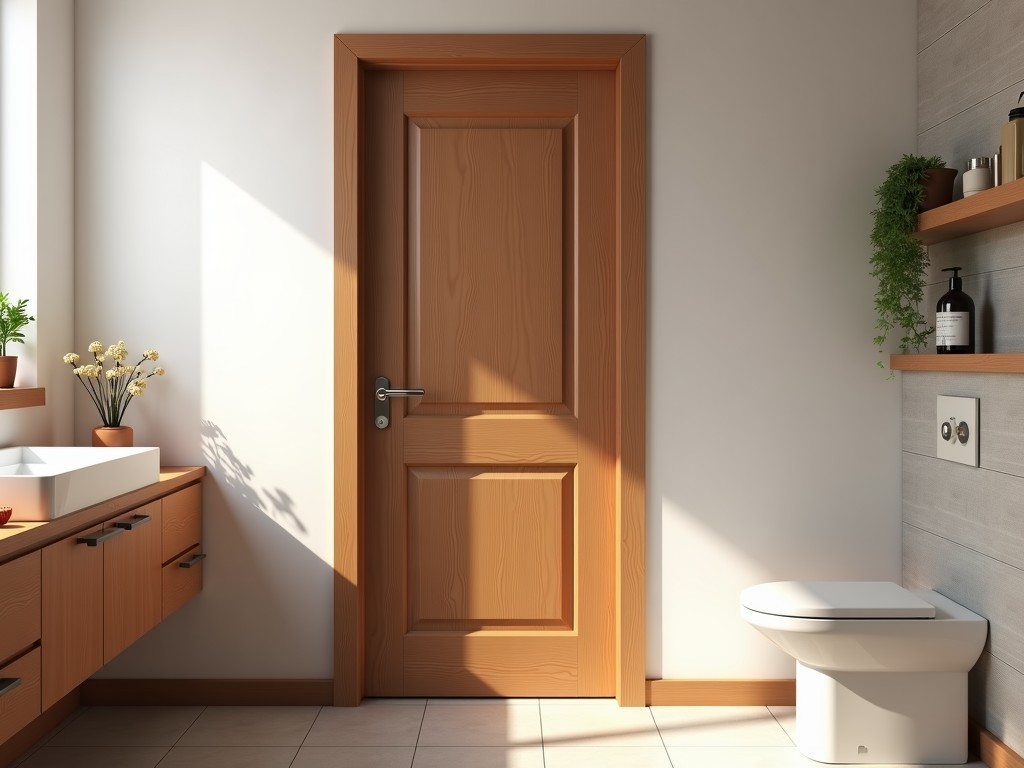 Bathroom Wooden Door Supplier