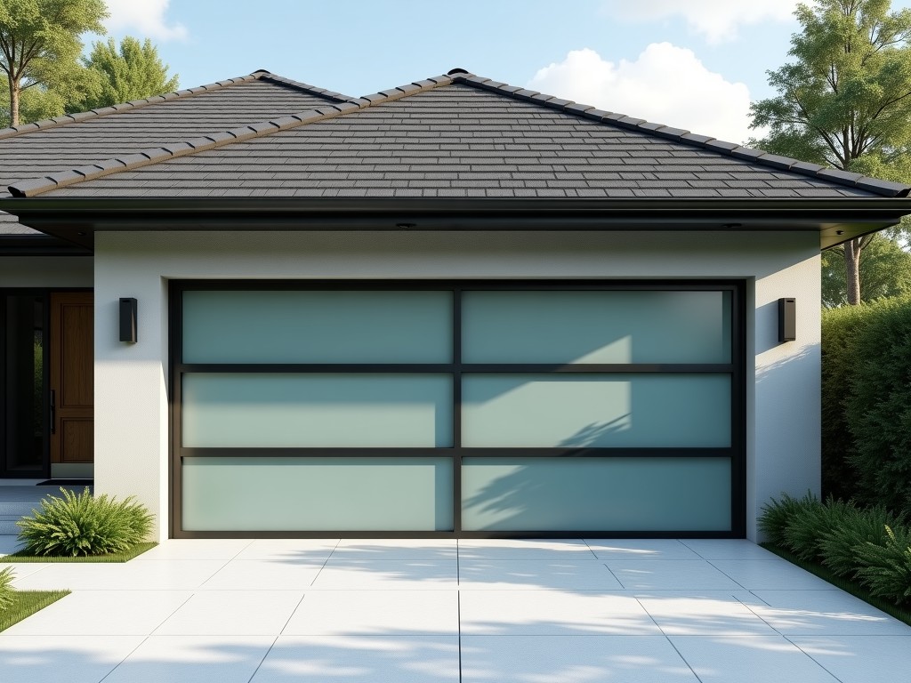 China Glass Garage Door