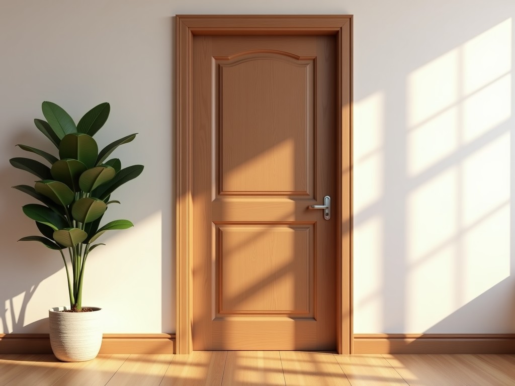 Scratch Resistant Wooden Door Factory