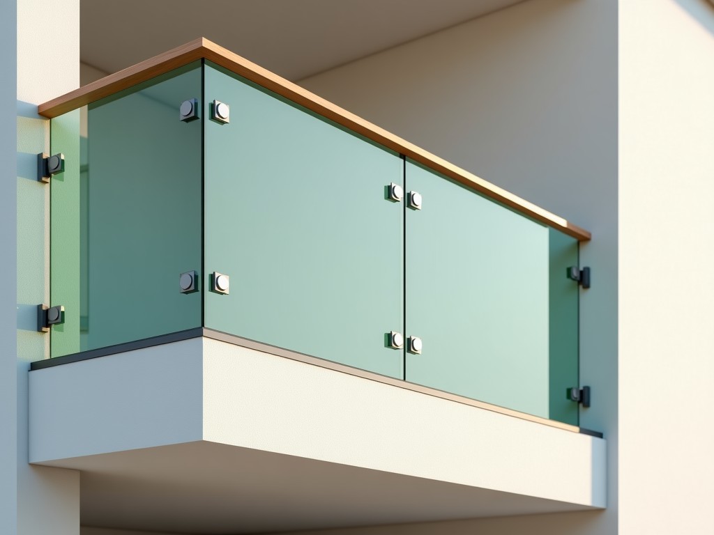 Top Tempered Glass Balustrade For Villa