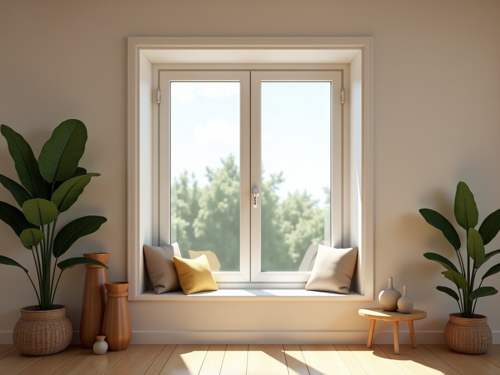 Top Hung Window For Villa