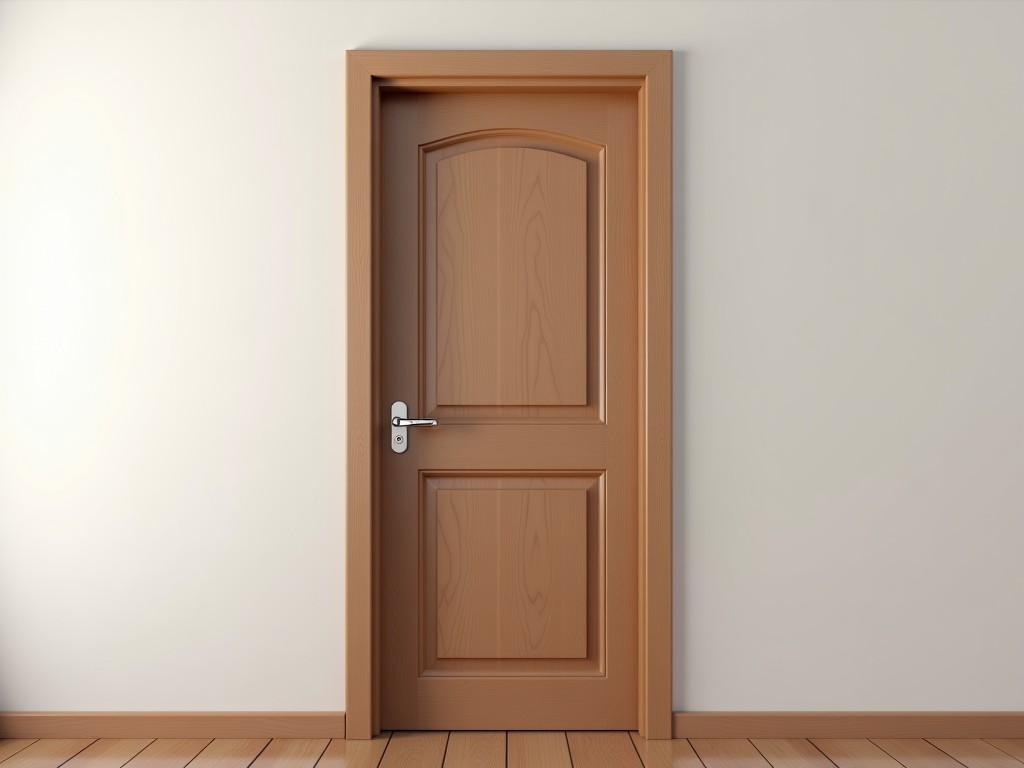 Wood Look Laminate Door For Interior Top Supplier