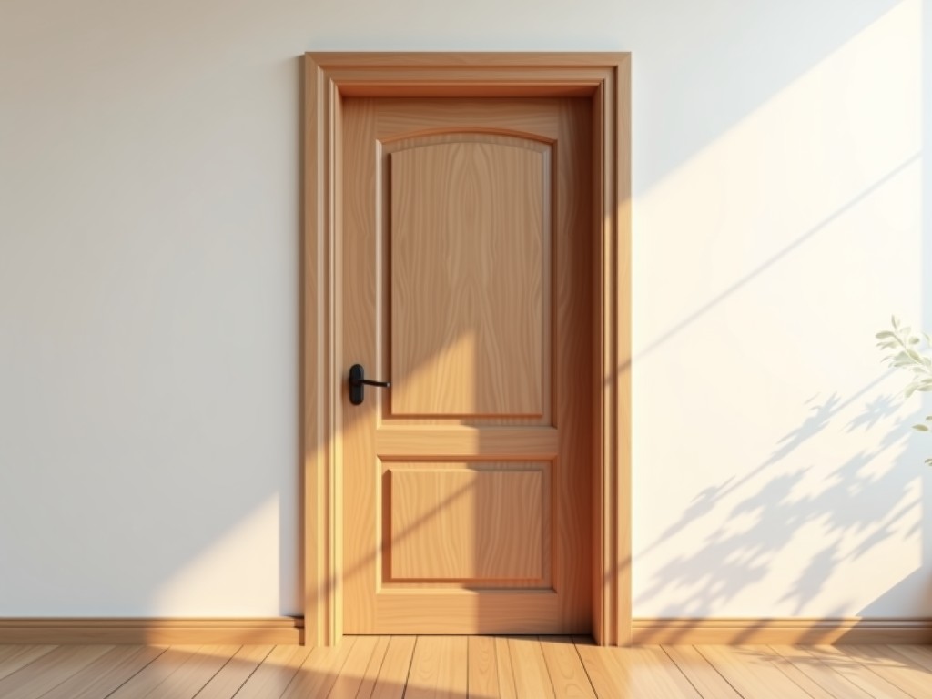 ODM Wooden Solid Door With Frame